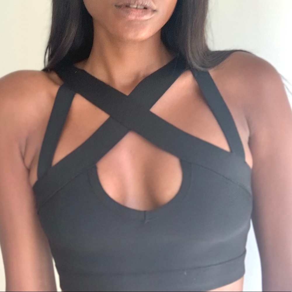Black Crop Top